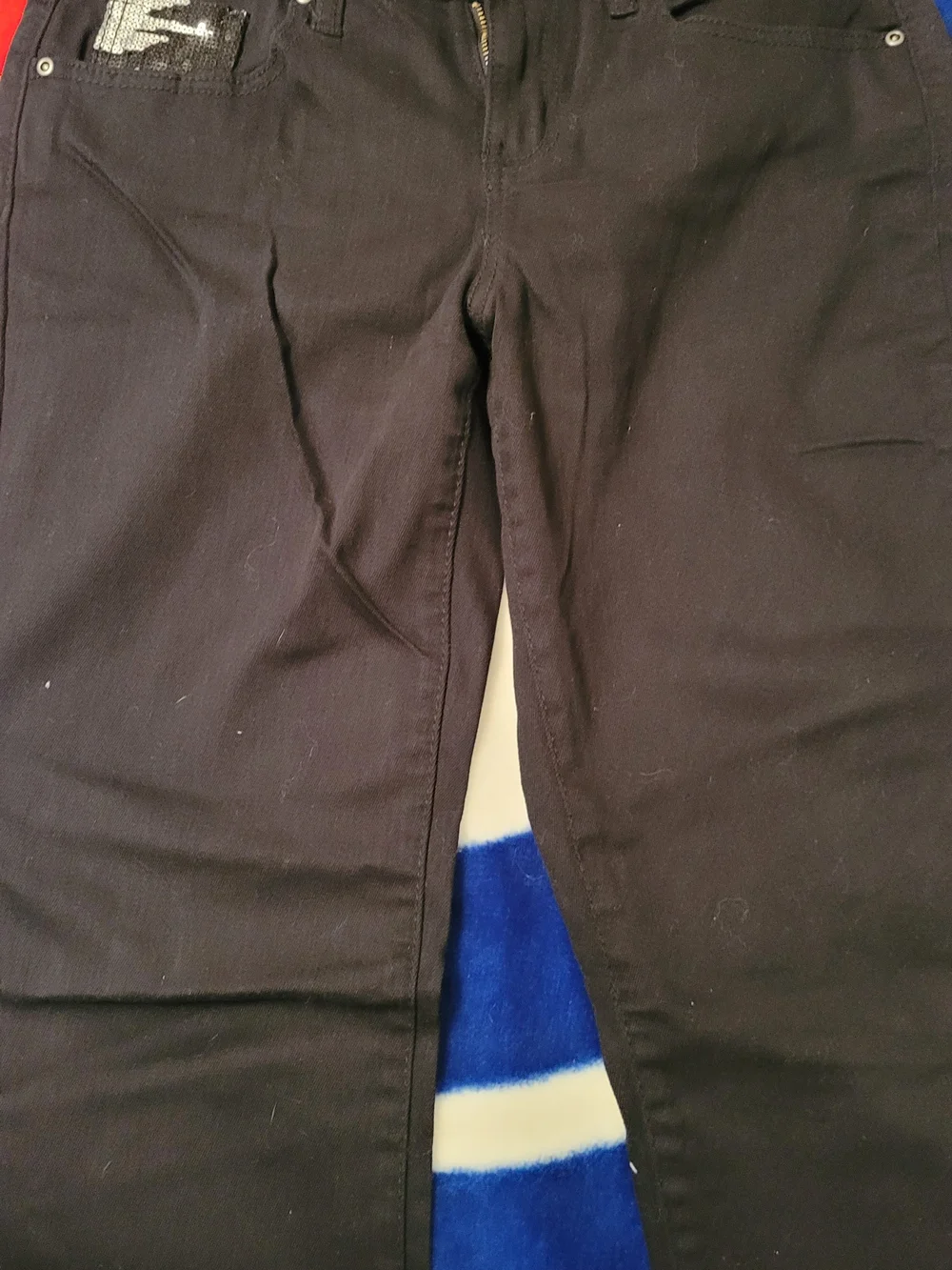 Women's Earl Black Straight-Leg Jeans